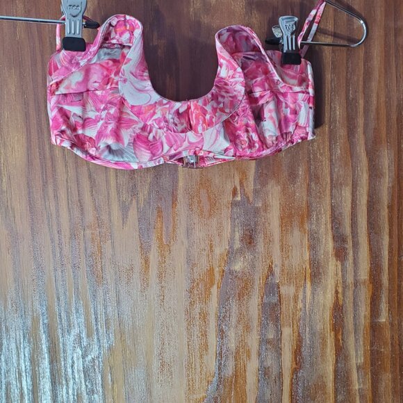 La Perla Bikini Pink Floral Lounge Set Size 4 - Picture 8 of 11
